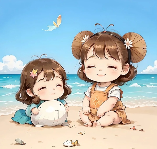 avatar em bé cute đôi 18