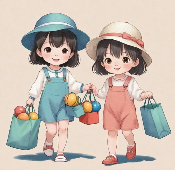 avatar em bé cute đôi 31