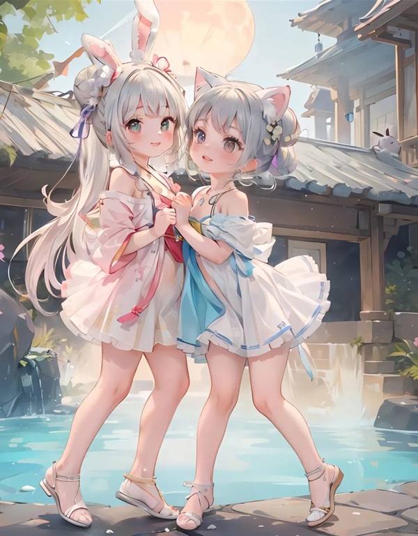 avatar em bé cute đôi 8