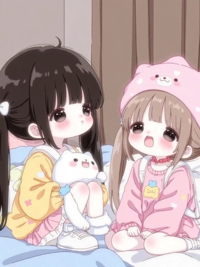 avatar em bé cute đôi