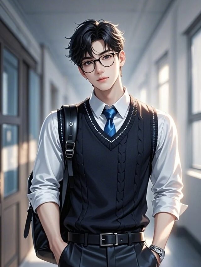 hình ảnh anime nam học sinh