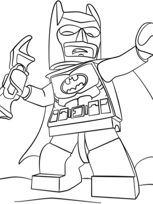 tranh tô màu batman