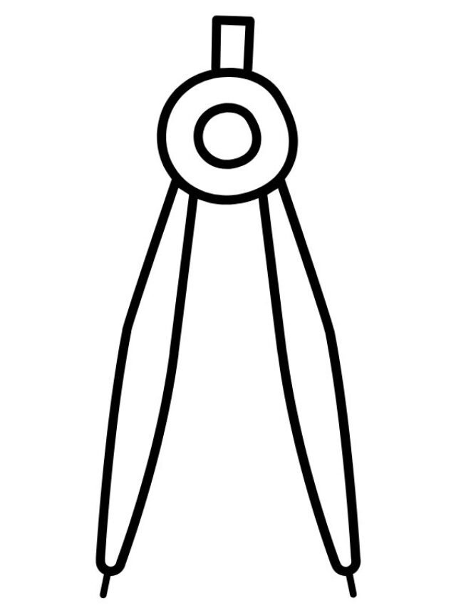 tranh tô màu đồ dùng học tập