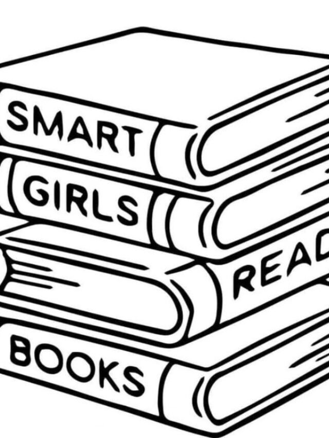 tranh tô màu quyển sách