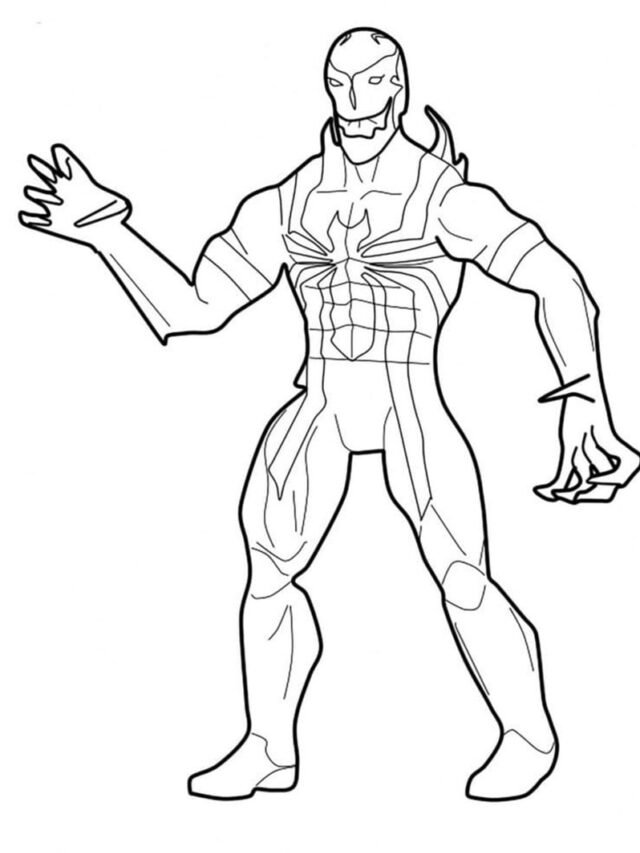 tranh tô màu venom