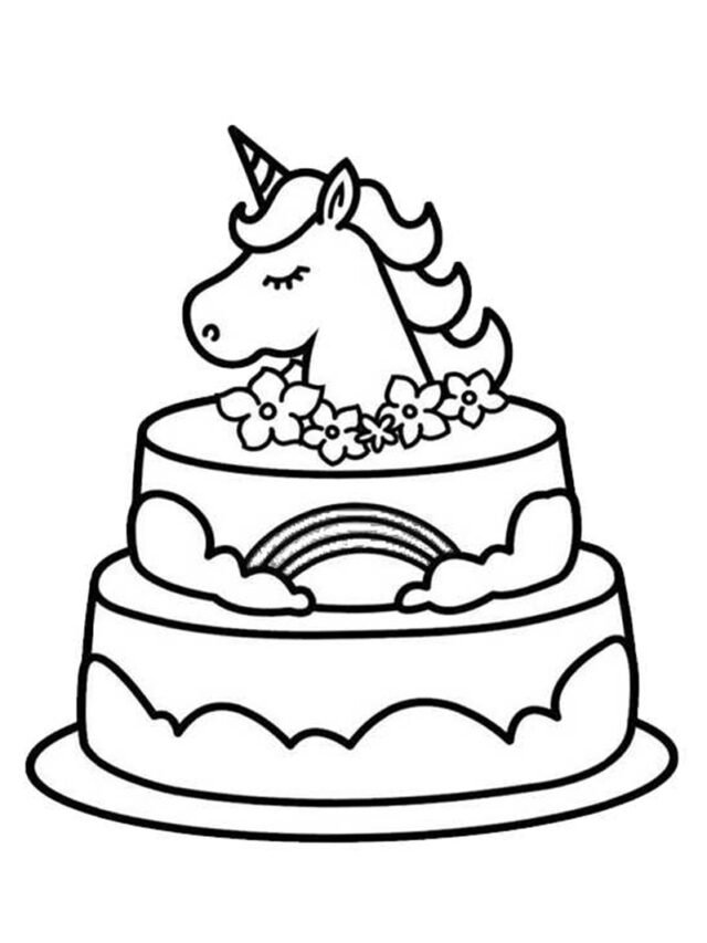 tranh tô màu bánh kem 34