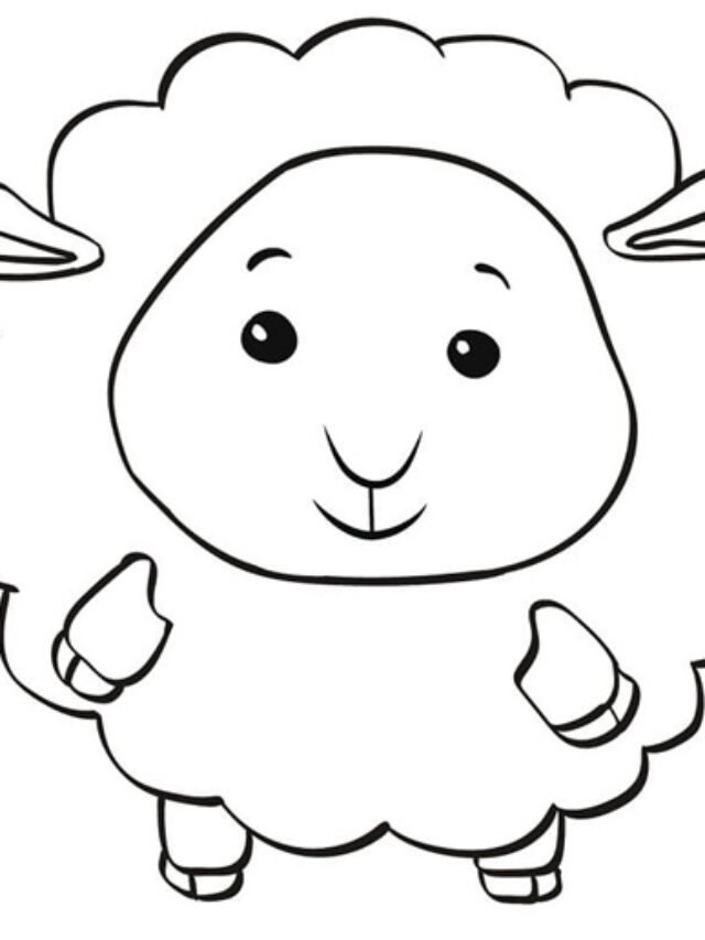 tô màu cừu tô màu