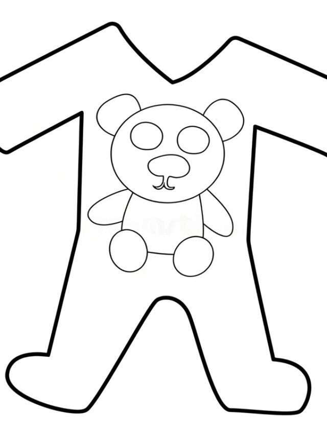 tranh tô màu quần áo bé trai bé gái