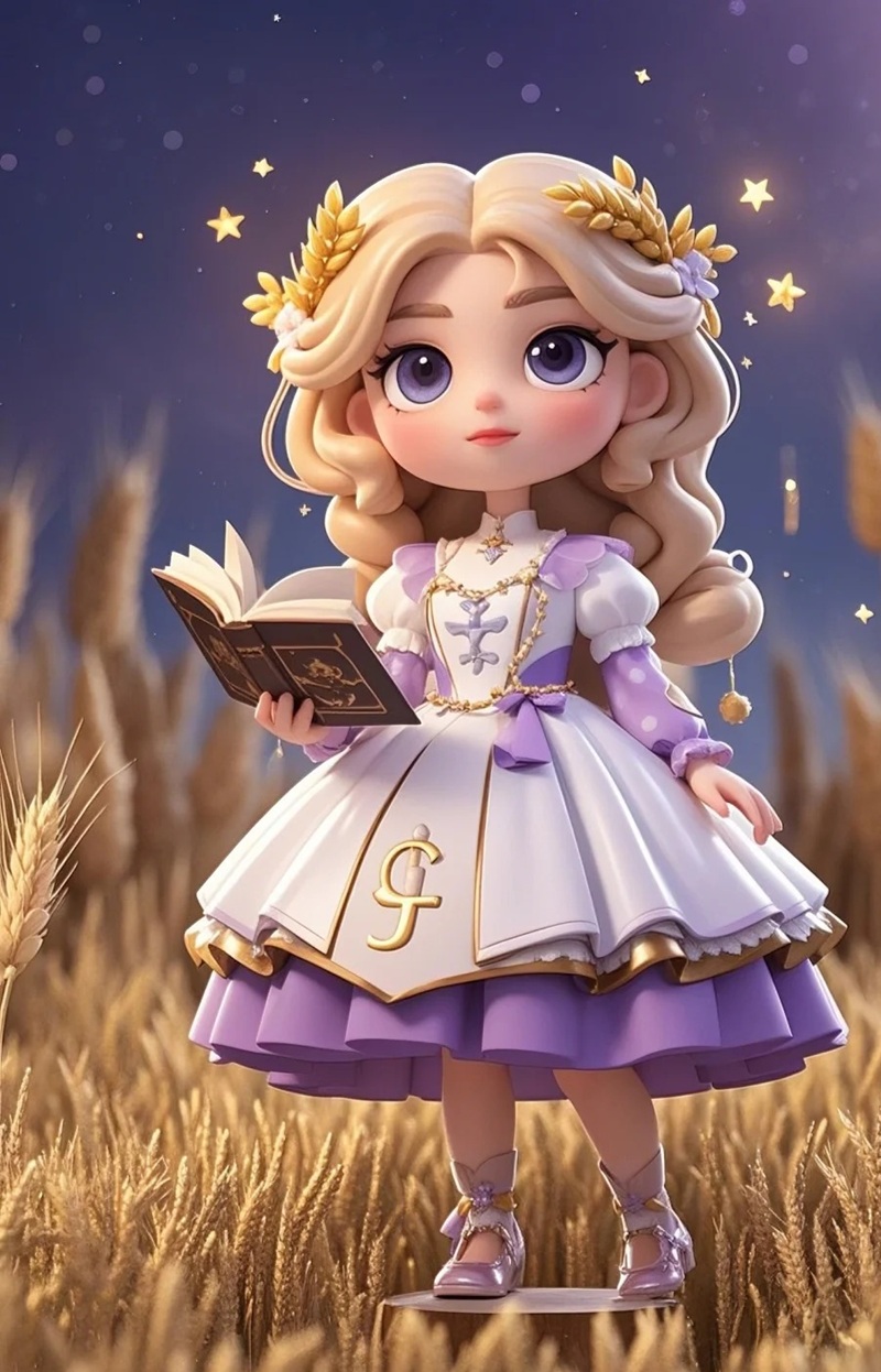 hình ảnh anime chibi cung xử nữ