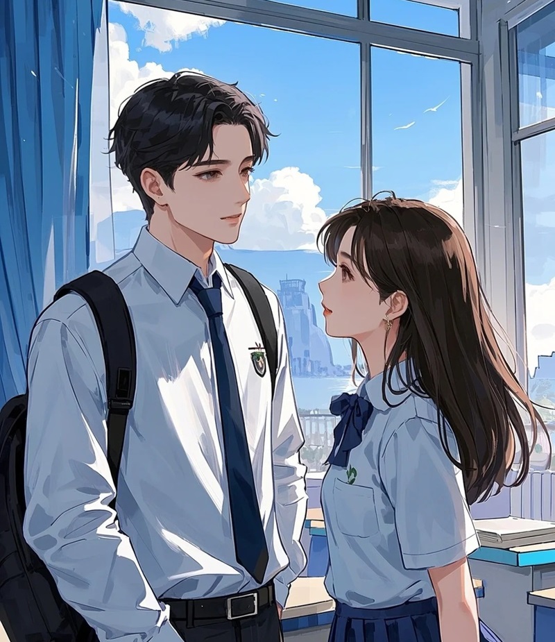 hình ảnh anime nam học sinh 11