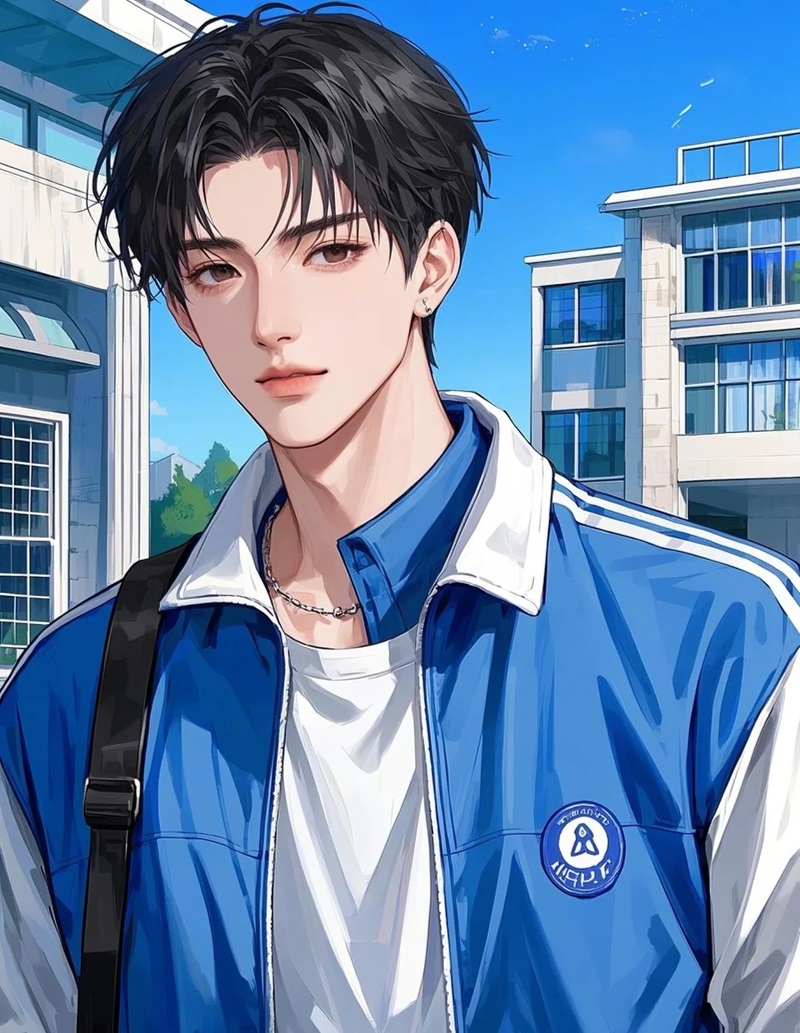 hình ảnh anime nam học sinh 21