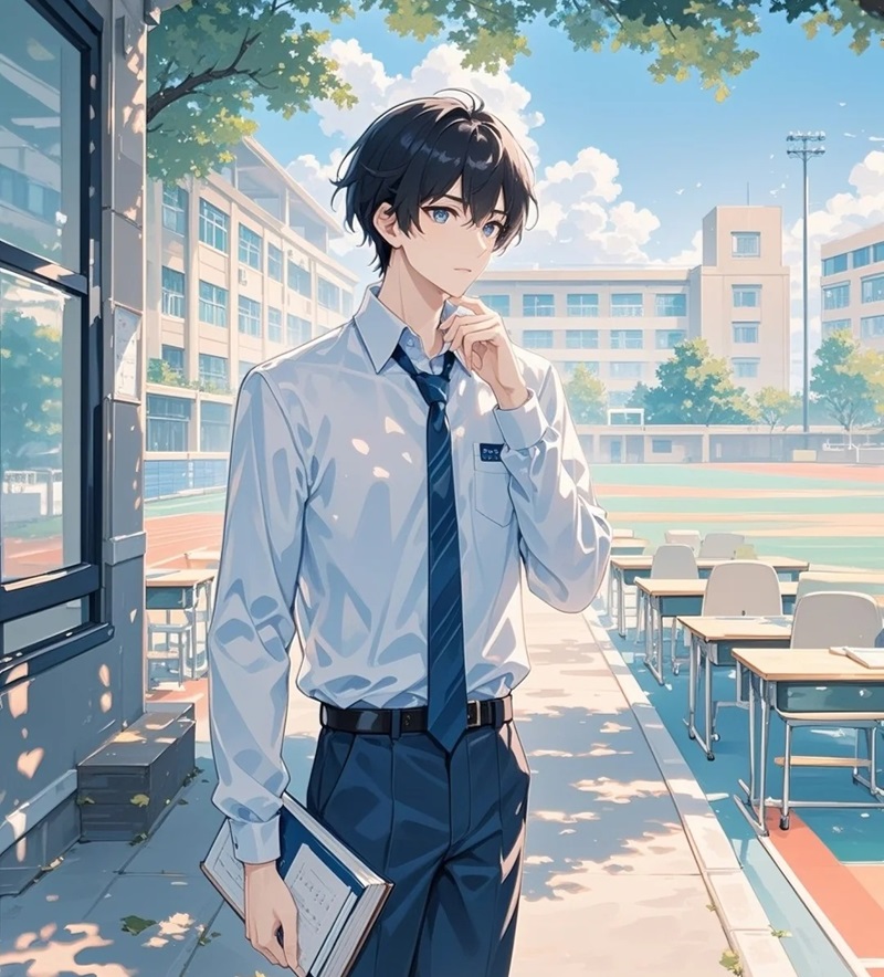 hình ảnh anime nam học sinh 9