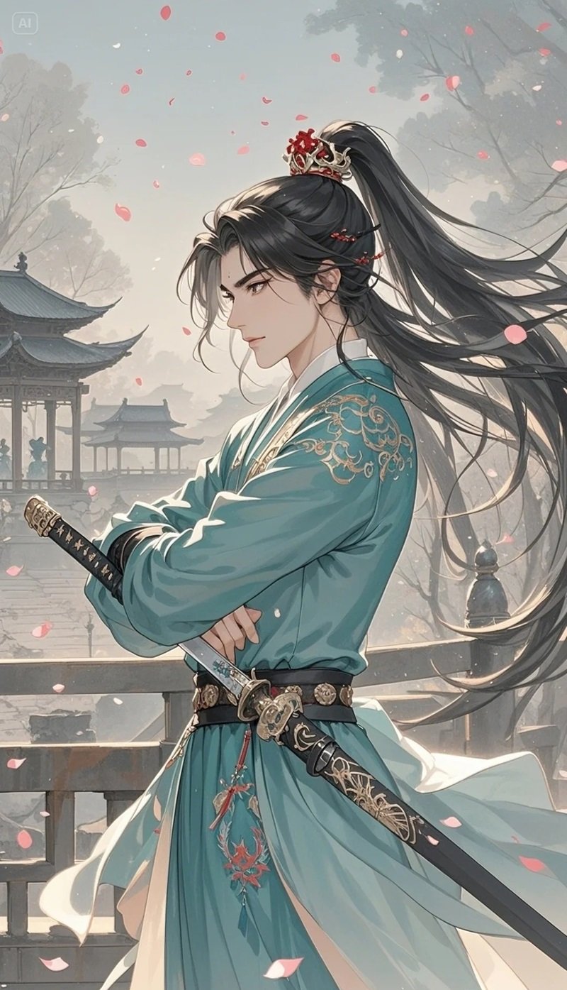 hình ảnh anime nam cổ trang trung quốc