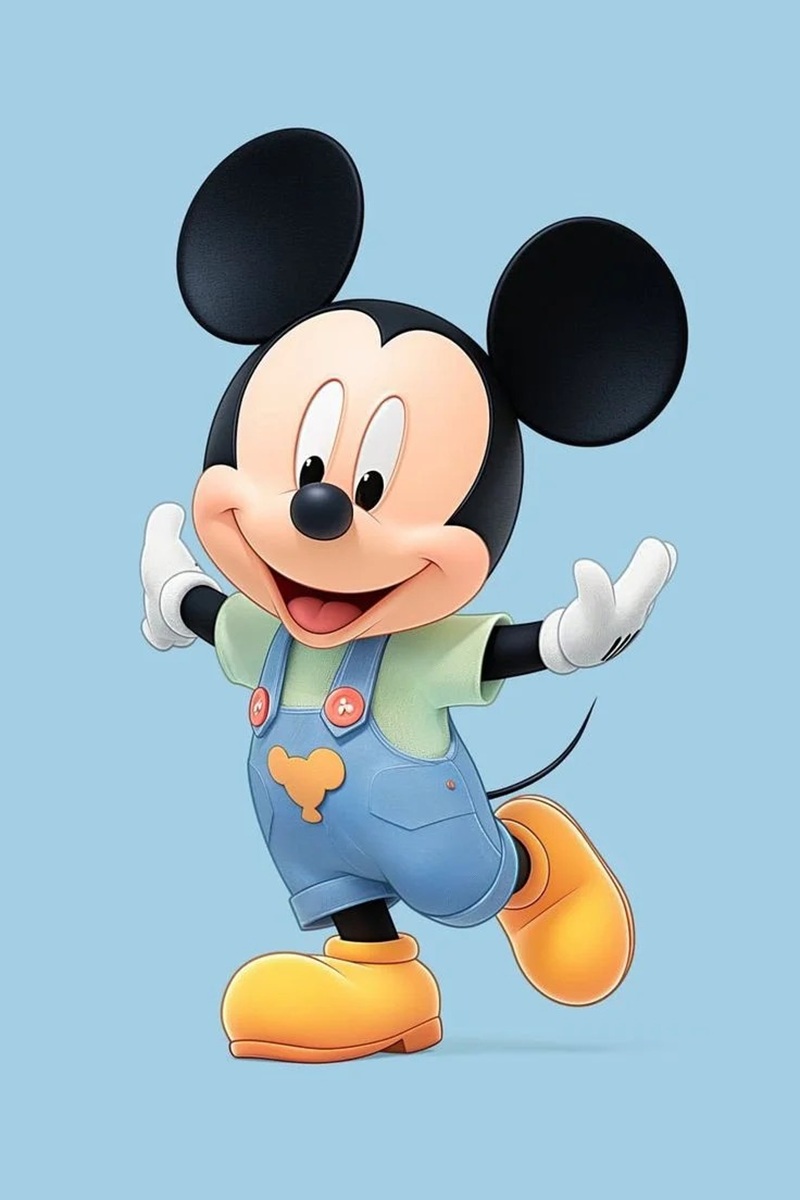 hình ảnh chuột mickey dễ thương