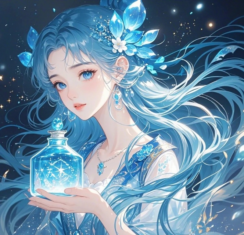 hình ảnh cung bảo bình nữ anime 1