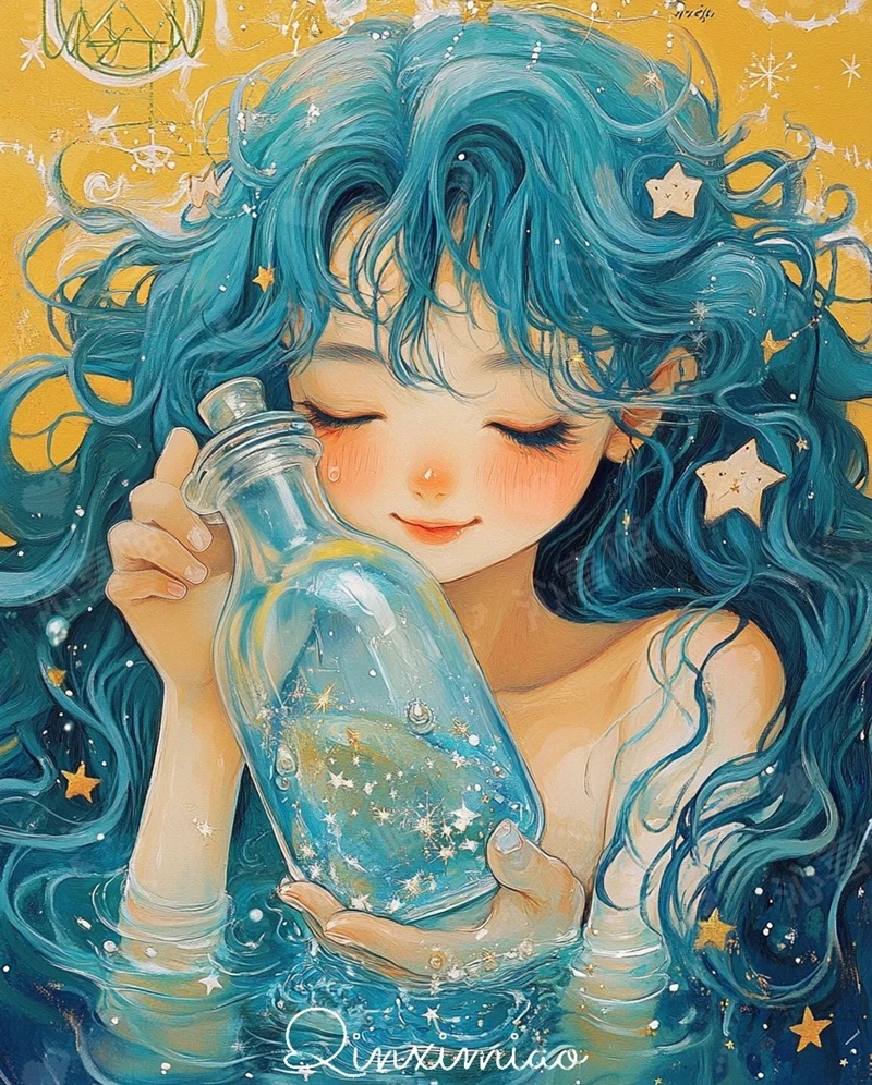hình ảnh cung bảo bình nữ anime 10