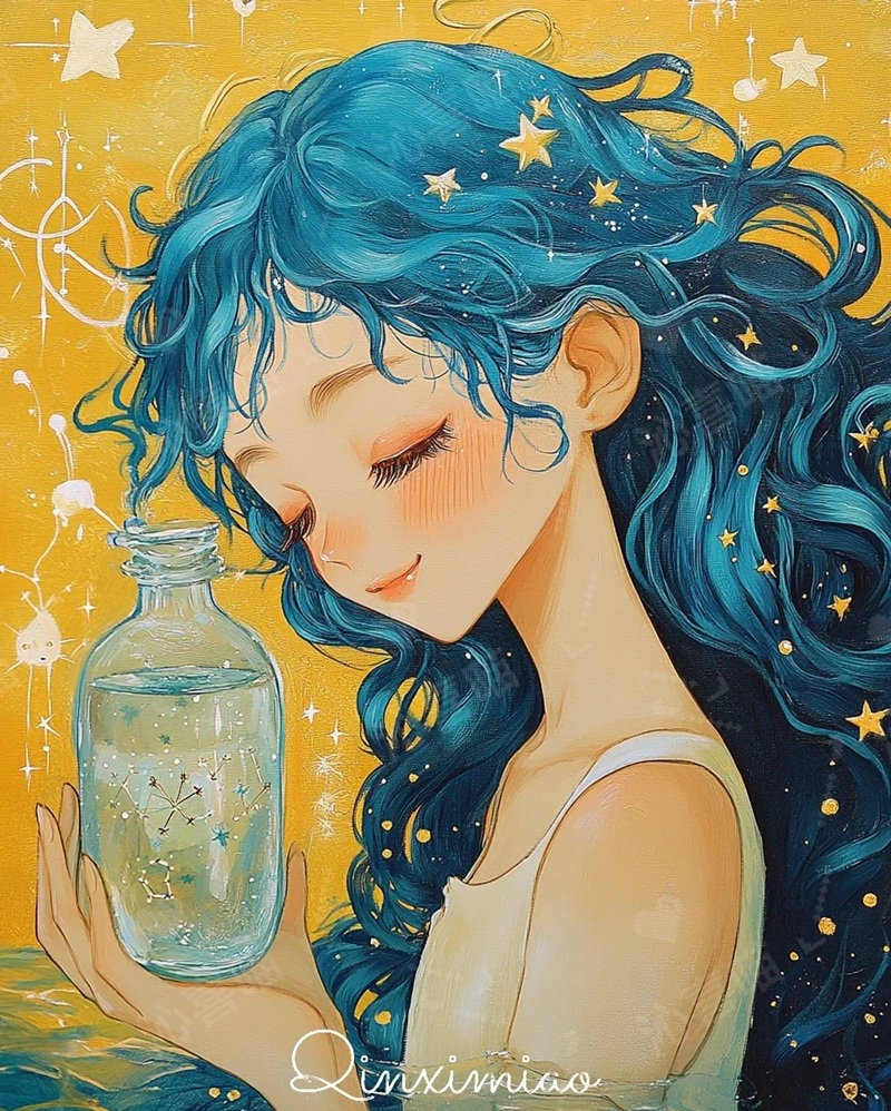 hình ảnh cung bảo bình nữ anime 12