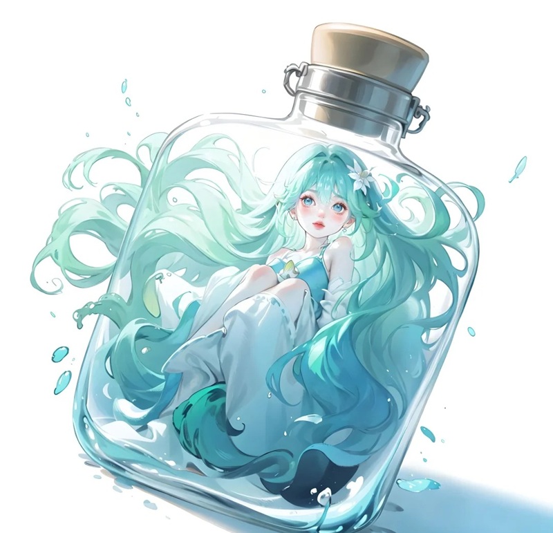 hình ảnh cung bảo bình nữ anime 14
