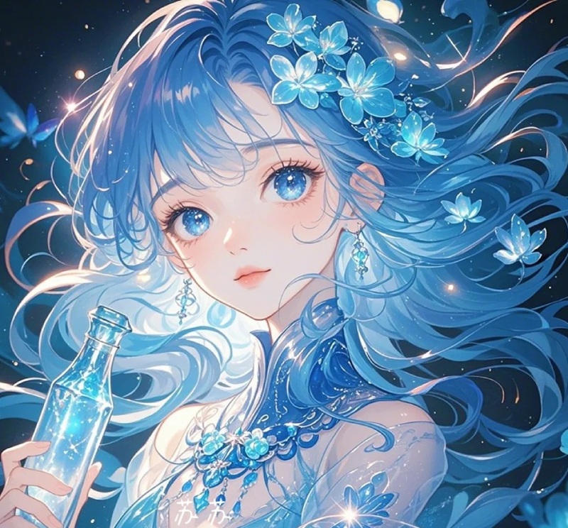 hình ảnh cung bảo bình nữ anime 2