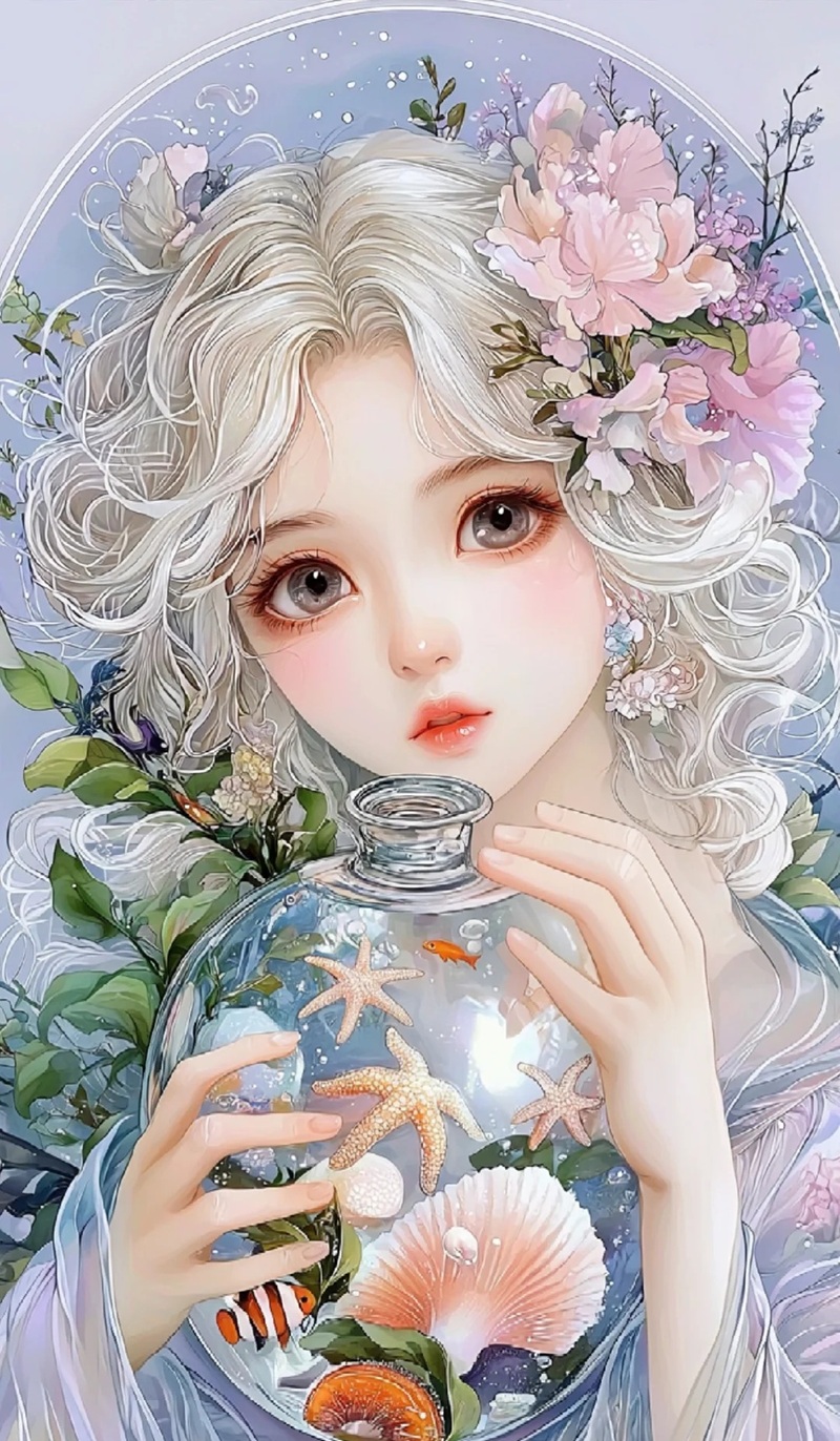 hình ảnh cung bảo bình nữ anime 33