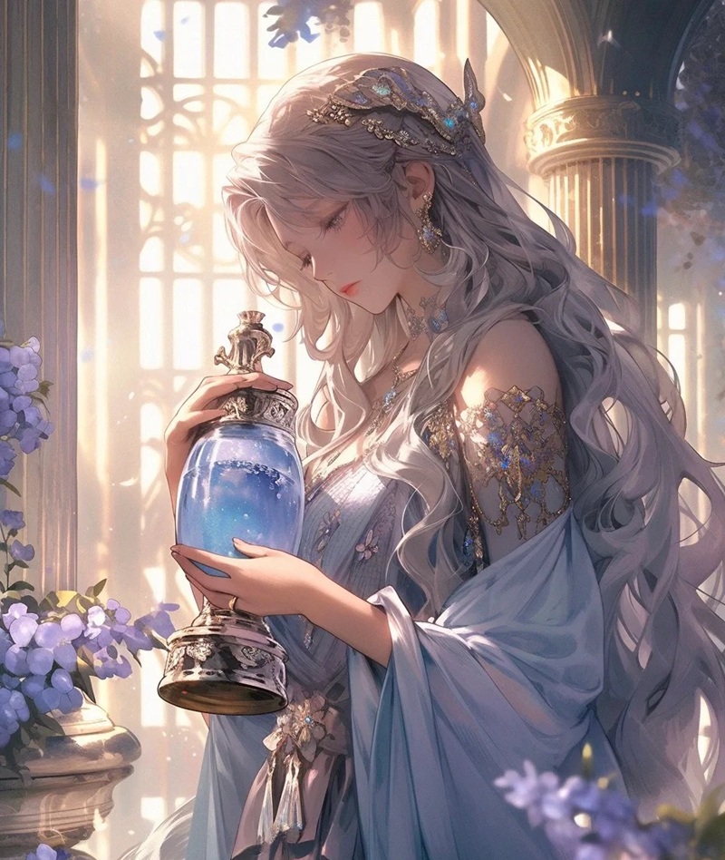 hình ảnh cung bảo bình nữ anime 39