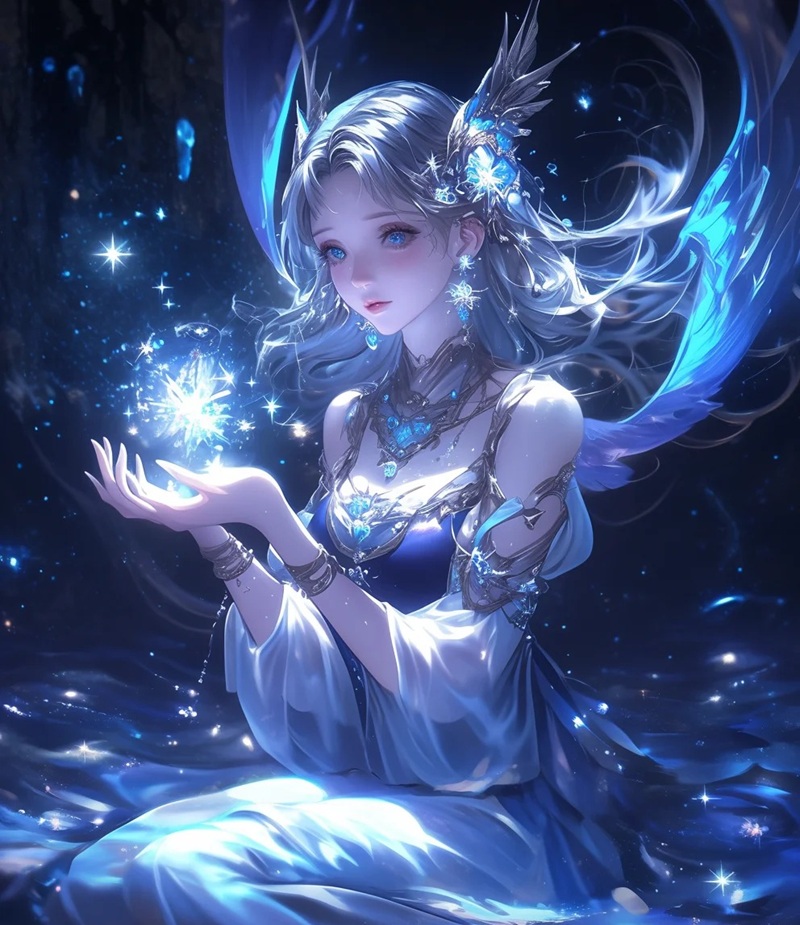 hình ảnh cung bảo bình nữ anime 40