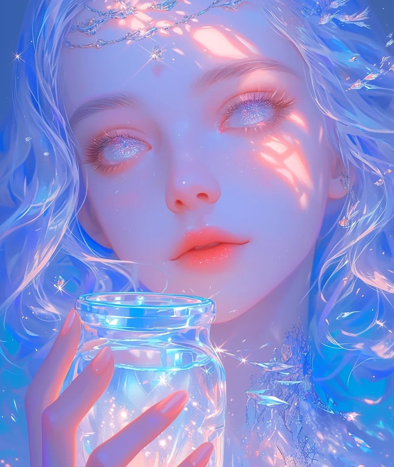 hình ảnh cung bảo bình nữ anime 41