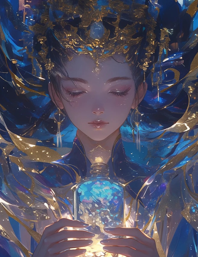 hình ảnh cung bảo bình nữ anime 8