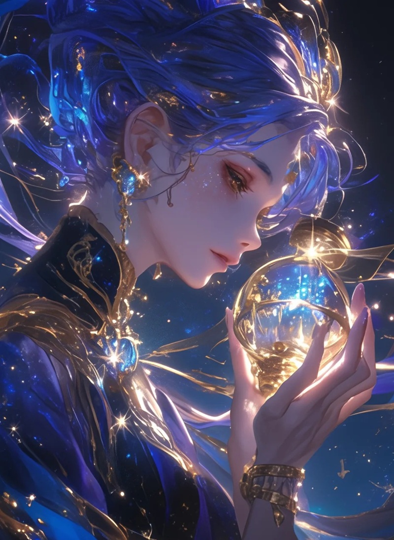hình ảnh cung bảo bình nữ anime 9