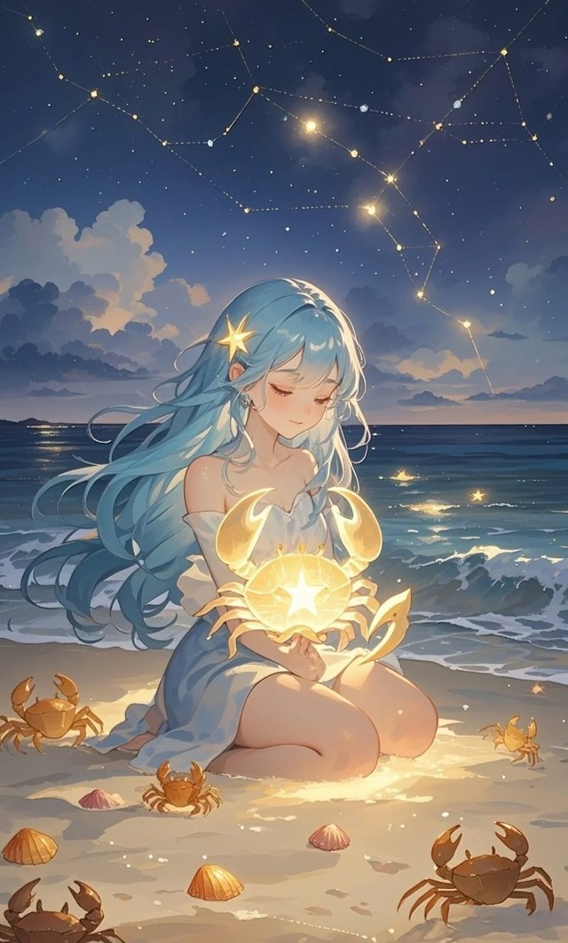 hình ảnh cung cự giải nữ anime 2