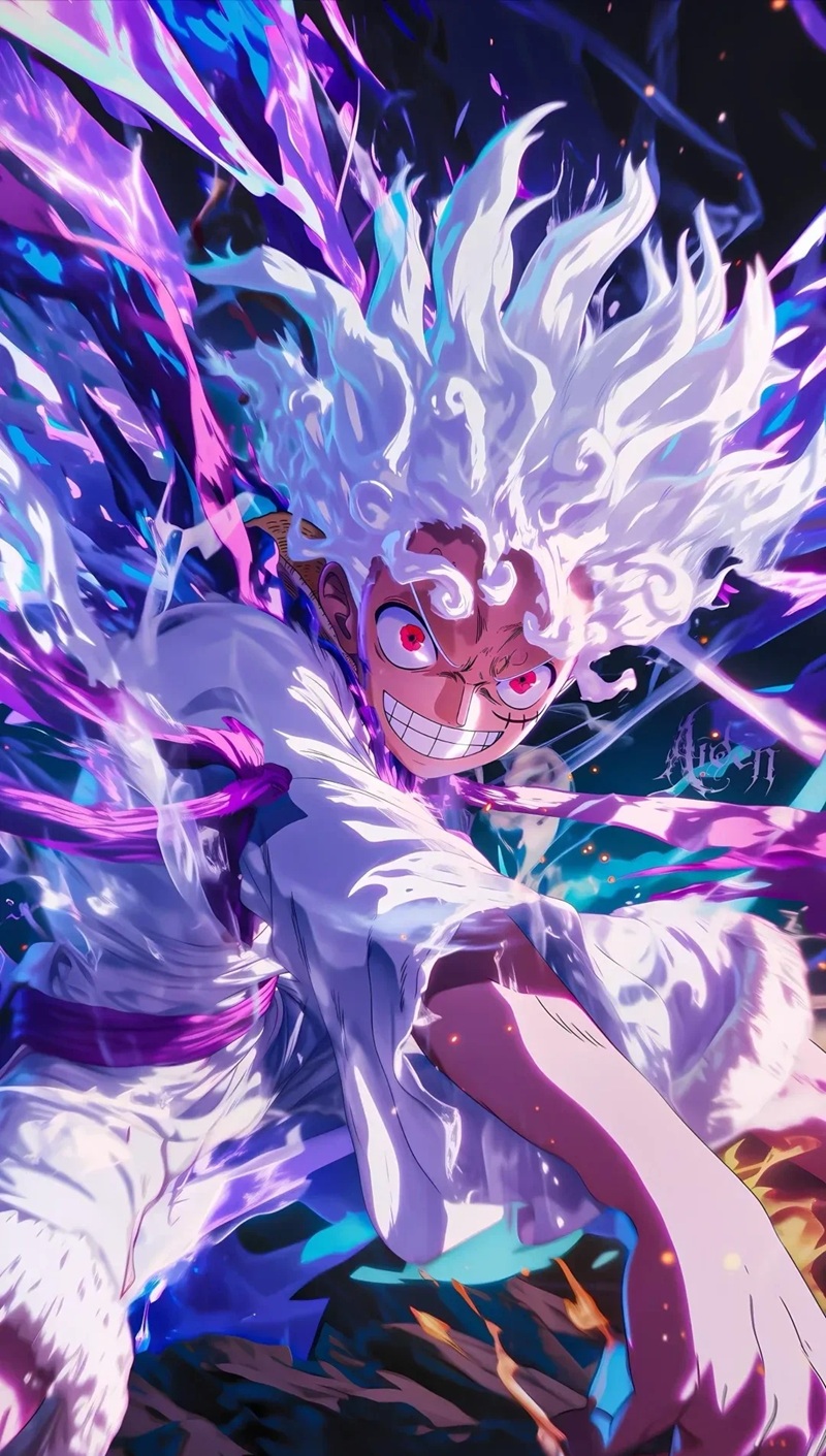 hình ảnh luffy gear 5 22