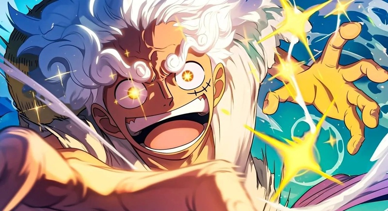 hình ảnh luffy gear 5 4