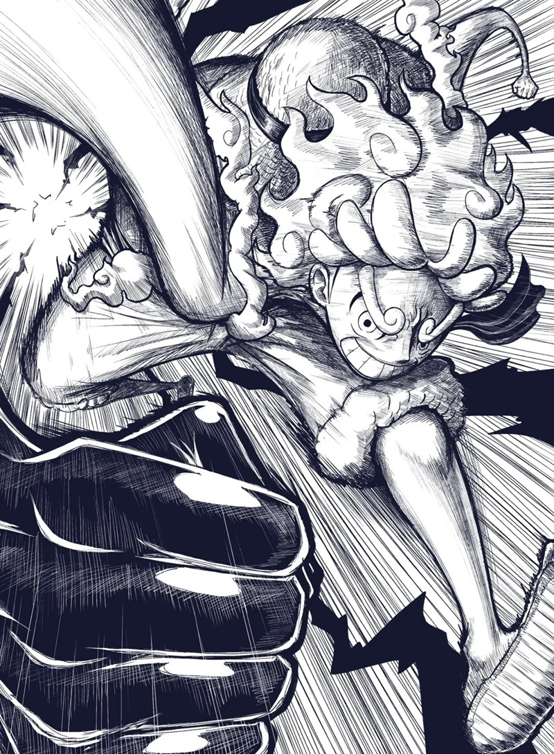 hình ảnh luffy gear 5 42