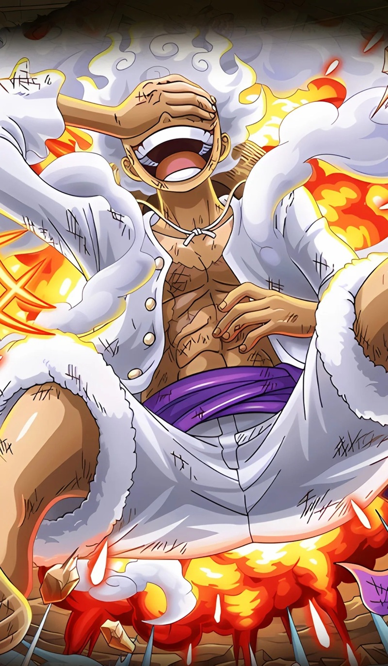 hình ảnh luffy gear 5 9