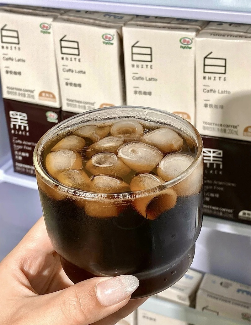 hình ảnh ly cafe đen đá 6