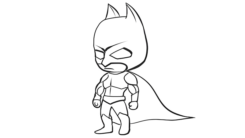 hình batman tô màu