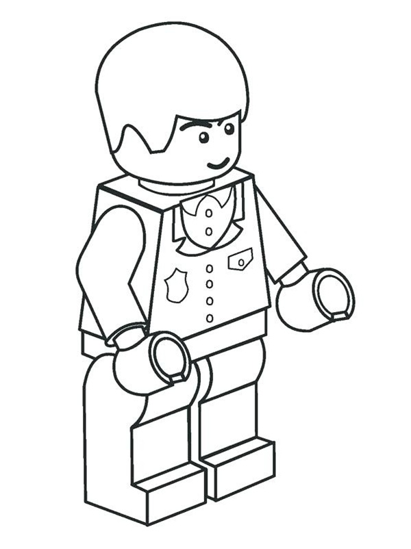 tranh tô màu lego 