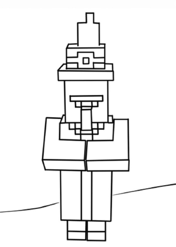    tô màu minecraft 