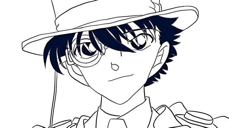 kaito kid tranh tô màu