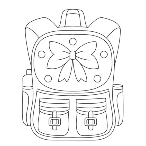 tranh tô màu ba lô 12
