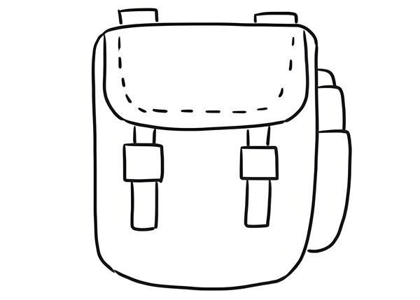 tranh tô màu ba lô 33