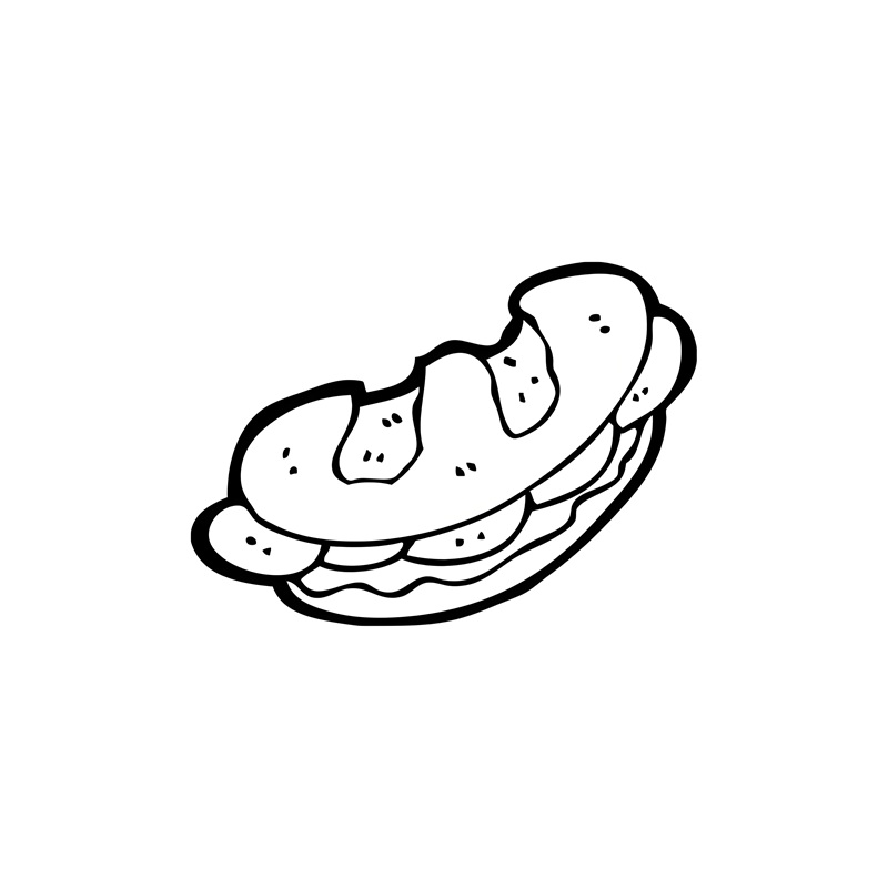 tô màu bánh mì 12