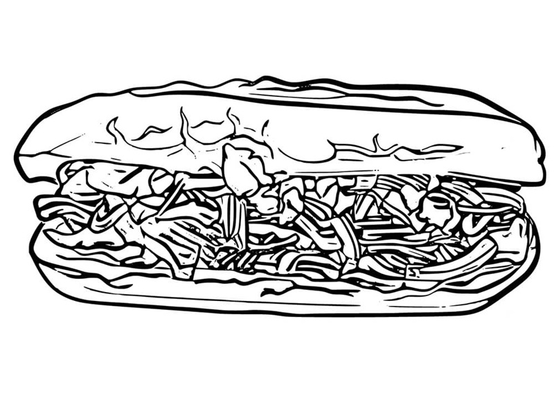 tô màu bánh mì 13