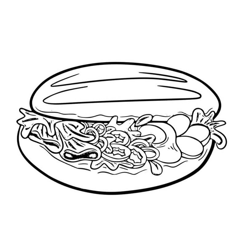 tô màu bánh mì 14