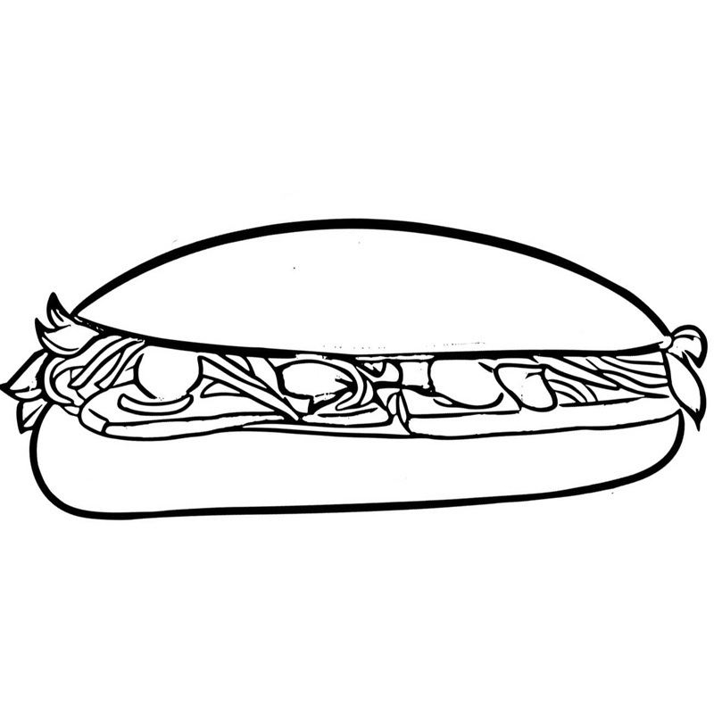 tô màu bánh mì 15