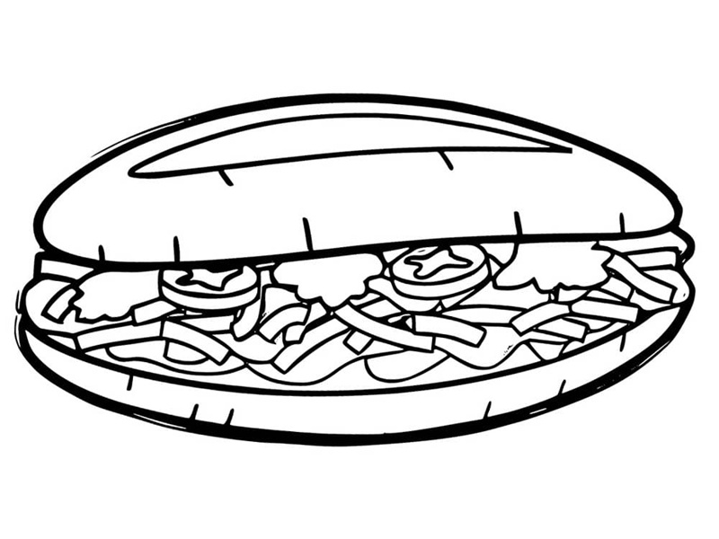 tô màu bánh mì 17