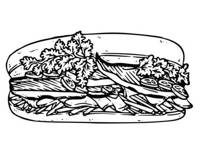 tô màu bánh mì 19