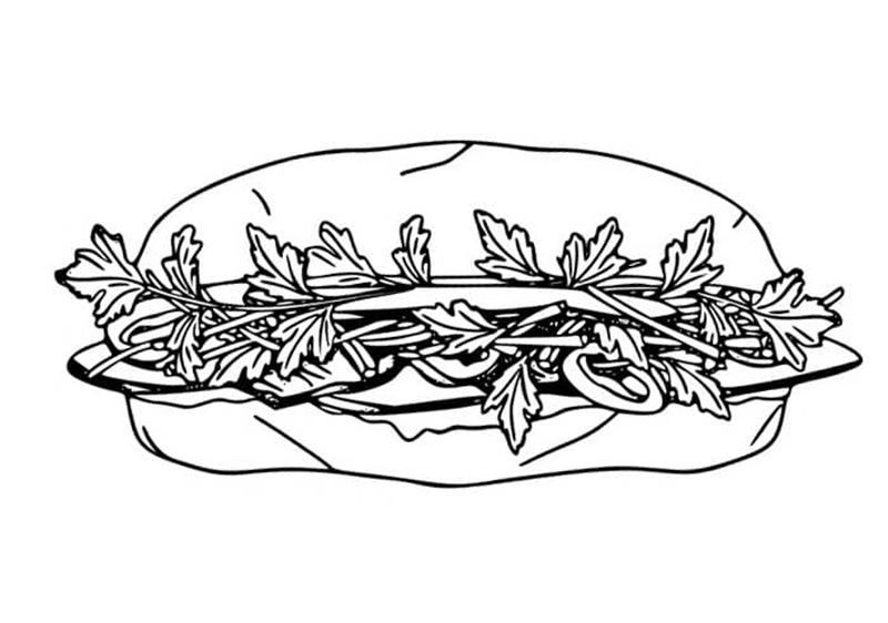 tô màu bánh mì 20