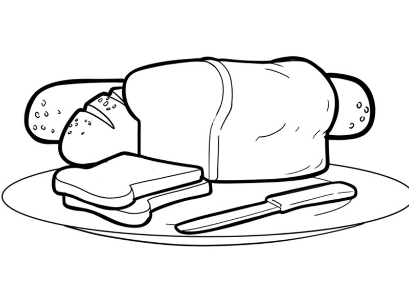 tô màu bánh mì 35