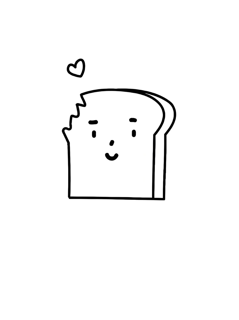 tô màu bánh mì 7